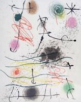 Joan Miro QUELQUES FLEURS POUR DES AMIS, PLATE II Lithograph - Sold for $3,456 on 02-21-2026 (Lot 104).jpg